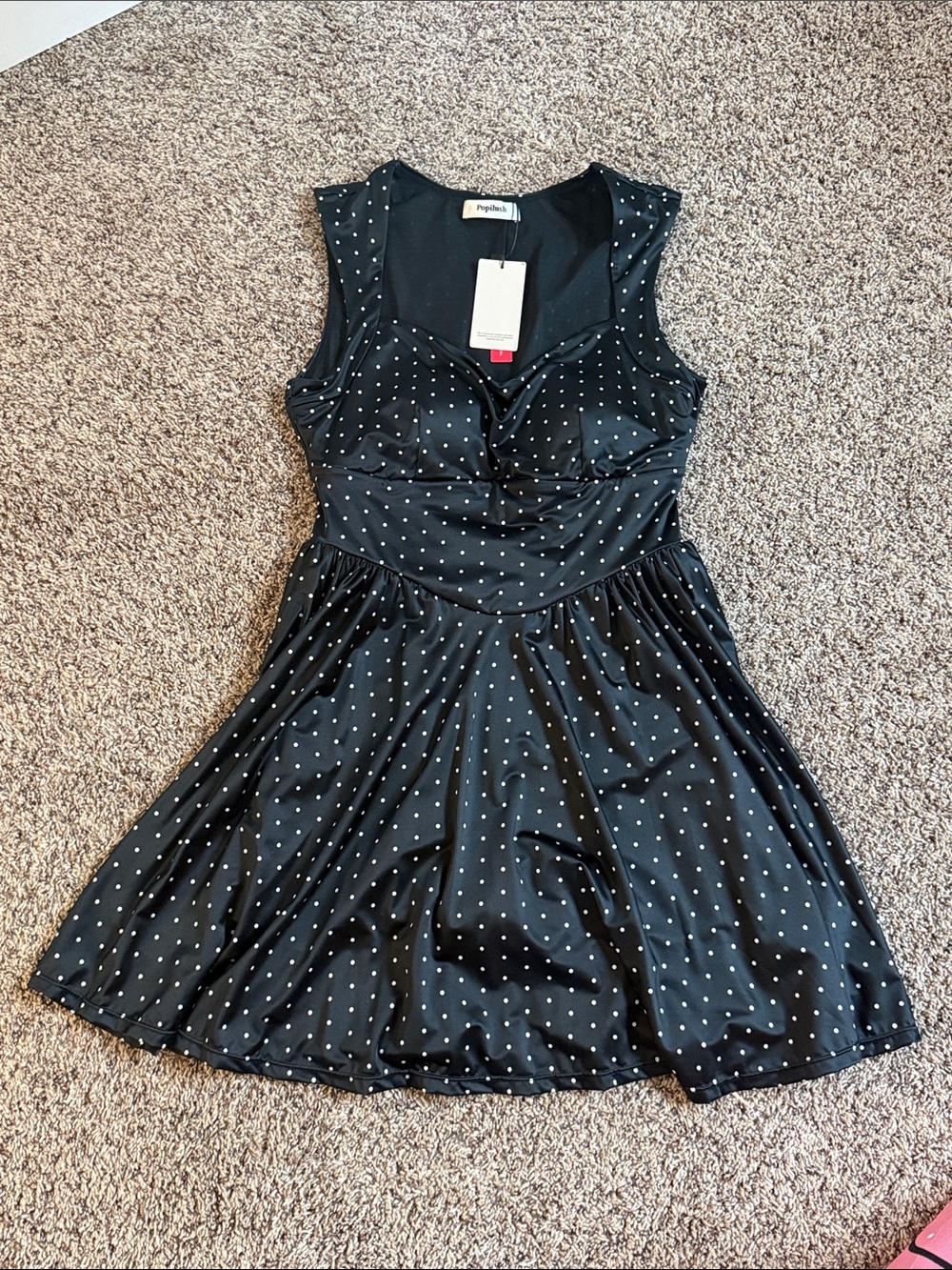 Popilush Polka Dot Dress